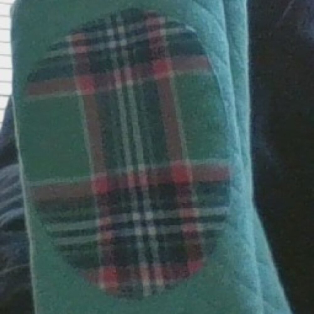 Mint green quilted jacket
